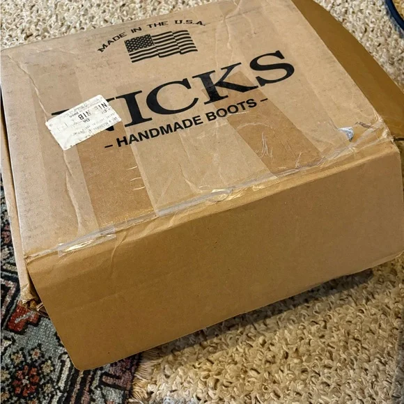 NWB Nick’s Brown Leather Boots with Rugged Sole - LIKE NEW - Picture 5 of 5